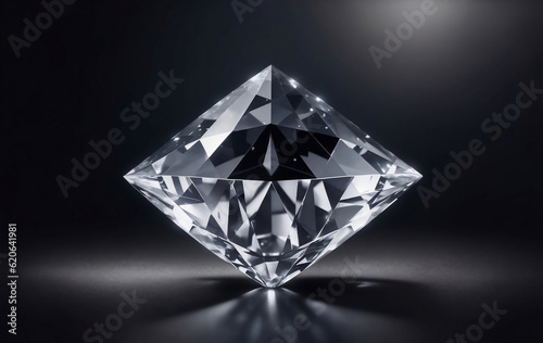 Soft focus shot of beautiful diamonds, Generative AI Illustration.