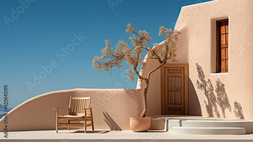 Fototapeta Naklejka Na Ścianę i Meble -  Traditional Moroccan house. Travel concept. Generative Ai