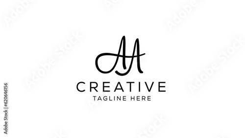 AA logo, A letter logo, A creative logo