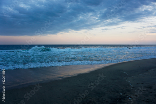 sunset on the beach