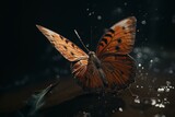 Capturing the beauty of delicate butterflies in graceful motion. Generative AI
