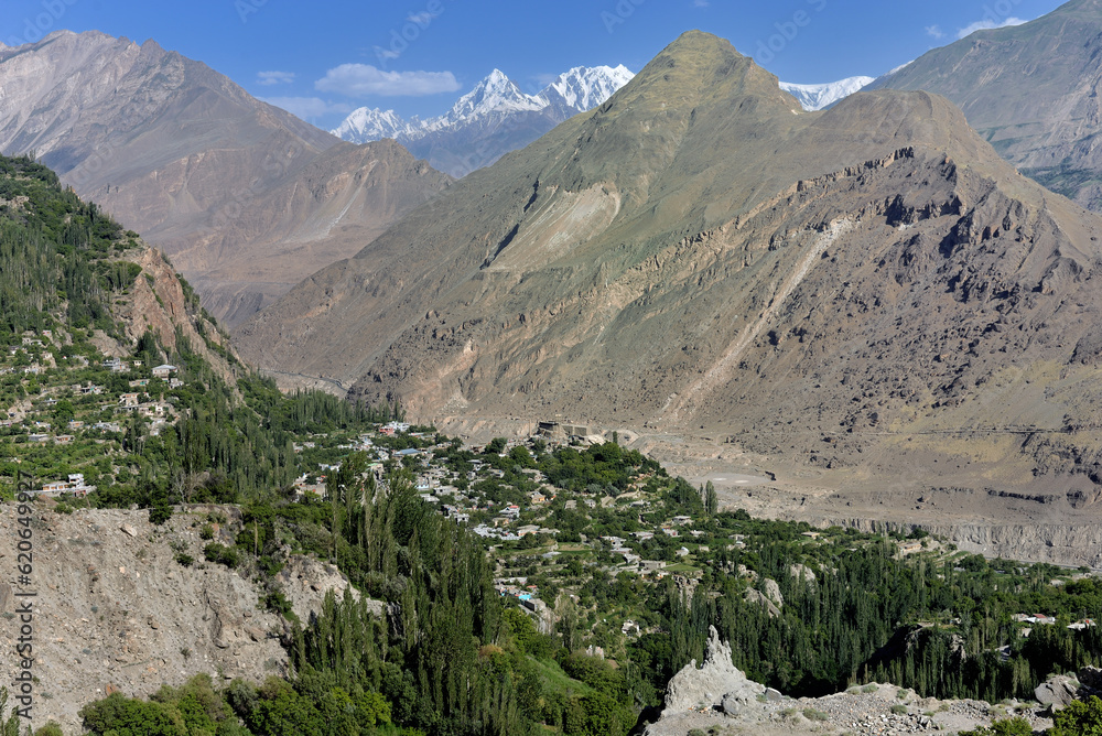 HUNZA VALLEY IN THE GILGIT BALTISTAN REGION IN NORTHERN PAKISTAN. 
