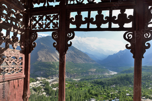 HUNZA VALLEY IN THE GILGIT BALTISTAN REGION IN NORTHERN PAKISTAN.  photo