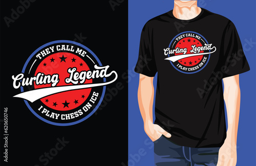 Curling Legend t-design