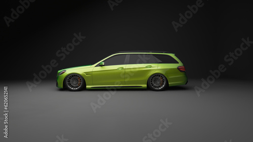 MERCEDES BENZ AMG WITH TOXIC GREEN COLOR © Tomas