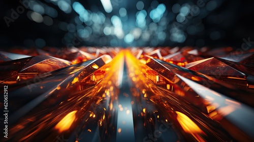 High speed highway in a dig...