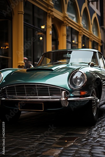 Retro luxury sports car, generative ai © FrankBoston