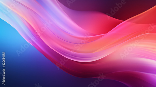 Abstract dynamic wave background. Colorful twisted shapes in motion. Digital art for poster, flyer, banner background or design element. Soft textures on pastel background Generative AI
