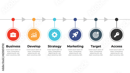 Infographic presentation template fully editable