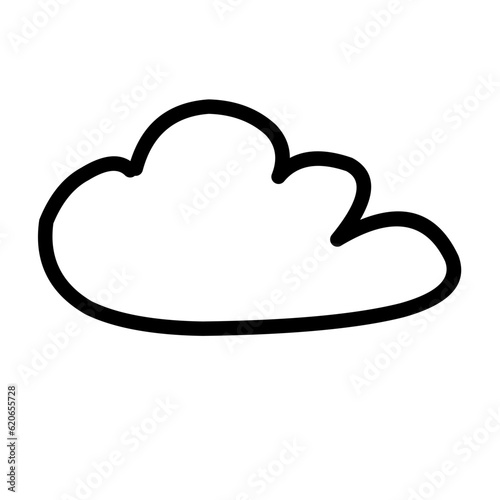 Cloud shapes collection vector