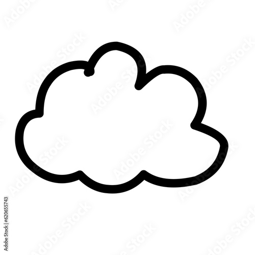 Cloud shapes collection vector