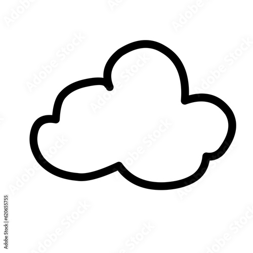 Cloud shapes collection vector