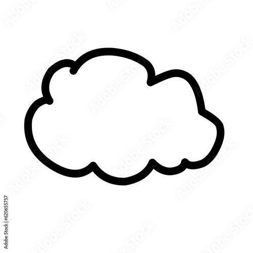 Cloud shapes collection vector