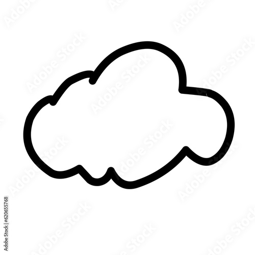 Cloud shapes collection vector