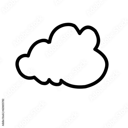 Cloud shapes collection vector
