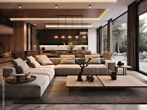 Interior Of Modern Living Room