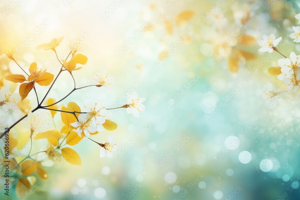 A captivating artwork showcasing an abstract background with fresh and vibrant elements, reminiscent of the rejuvenating spirit of spring or the energetic warmth of summer. Generative AI A captivating artwork showcasing an abstract background with fresh and vibrant elements, reminiscent of the rejuvenating spirit of spring or the energetic warmth of summer. Generative AI