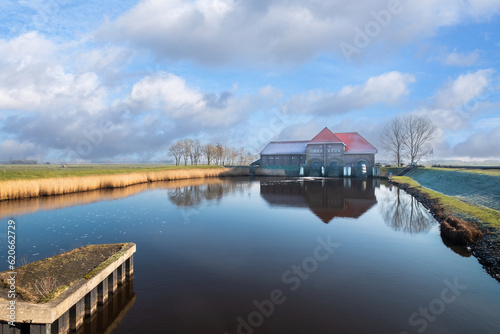 Water pumping station A.F. Stroink  Overijssel province  The Netherlands    Watergemaal A.F. Stroink 