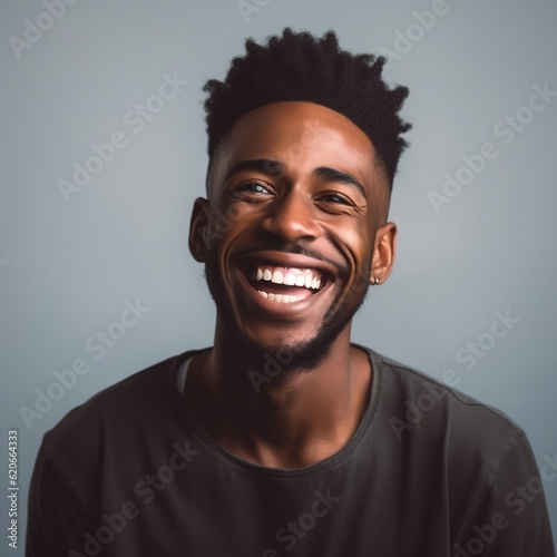 A smiling man. Image generated by AI.