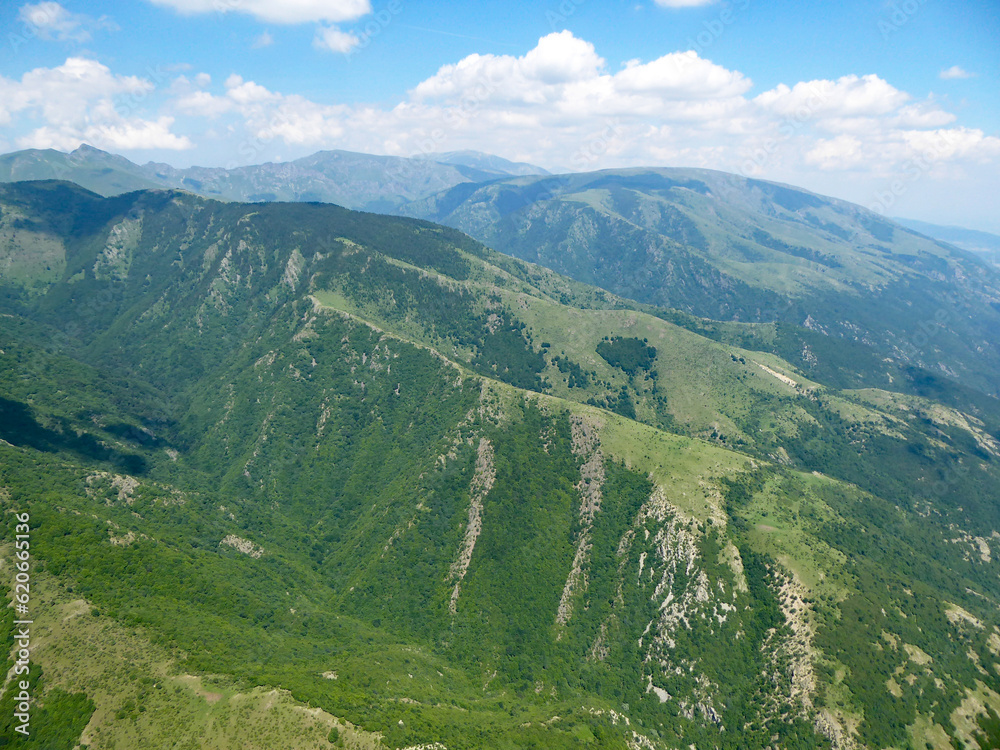 Mountains above Sopot in Bulgaria	