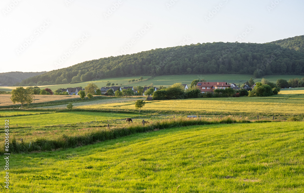 Landscape on the country in Germany