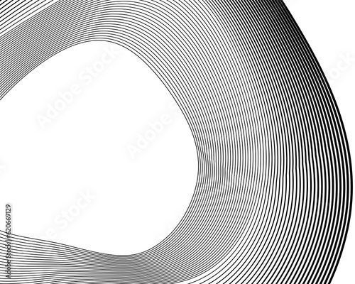 Abstract lines colors design element on white background of waves. Vector Illustration eps 10 for grunge elegant business card, print brochure, flyer, banners, cover book, label, fabric