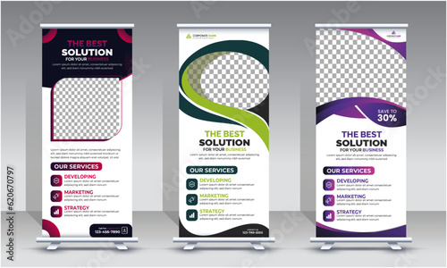 Business Roll Up Banner Design