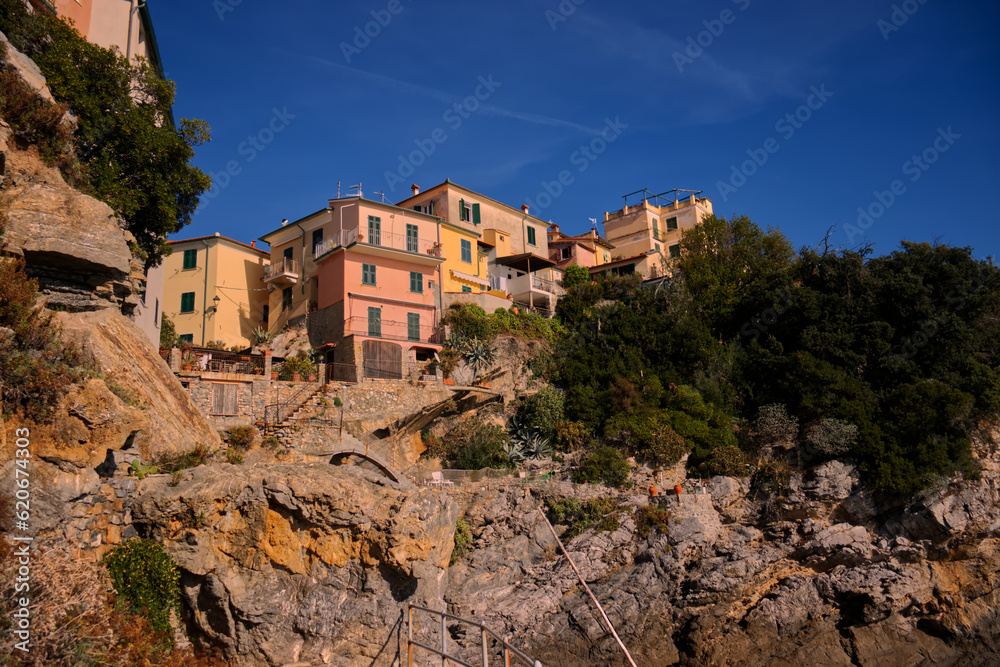 Obraz premium The village of Tellaro, Liguria.
