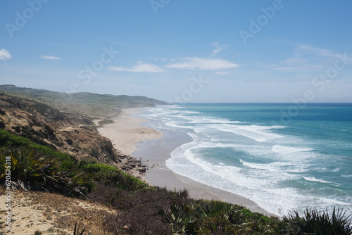 Beach on the Atlantic Ocean in North West Morocco