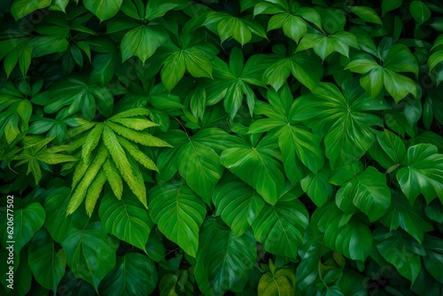 green leaves of plants