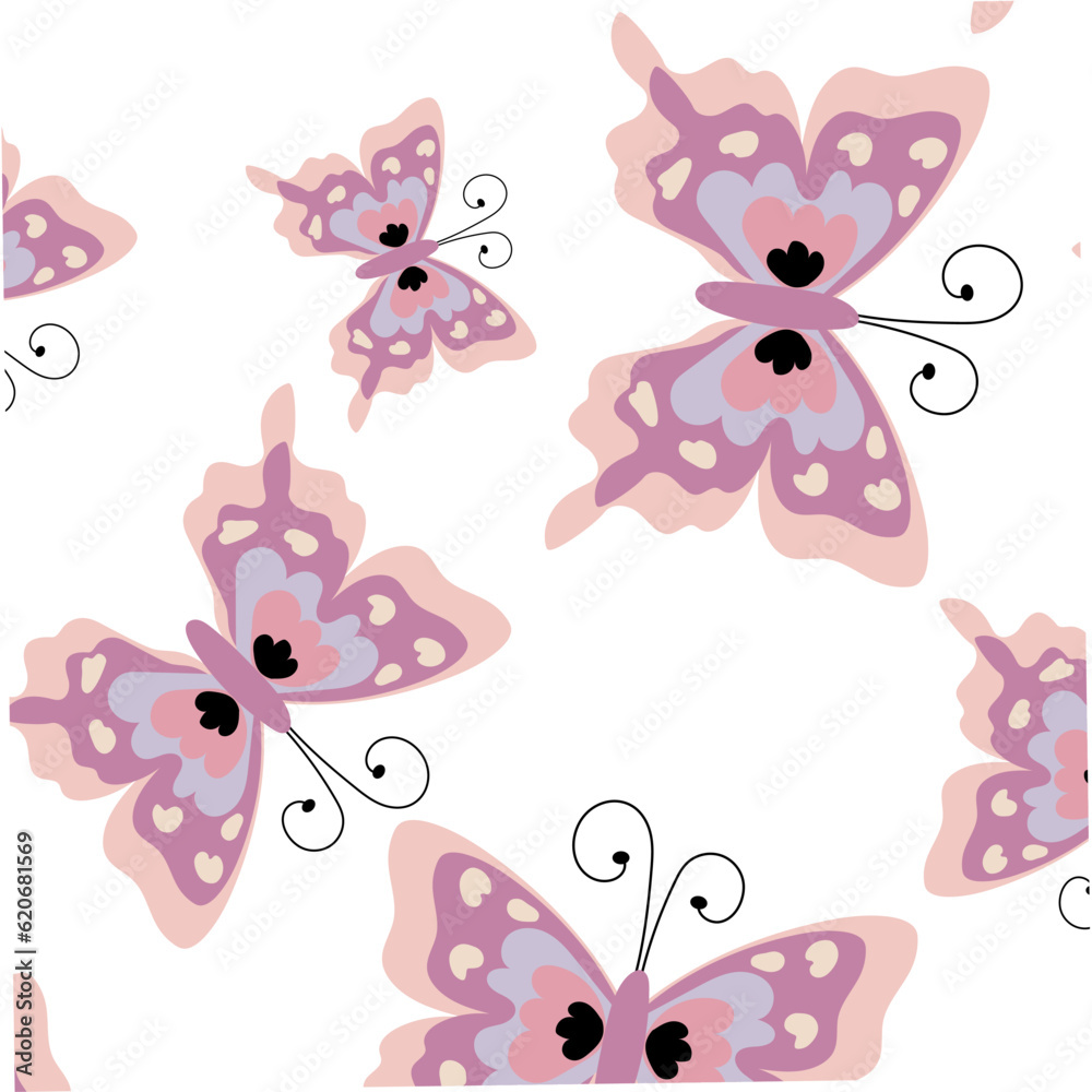 butterflies pink background vector graphics butterflies pink background vector graphics