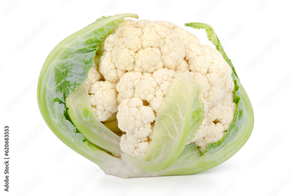 Cauliflower isolated on white background