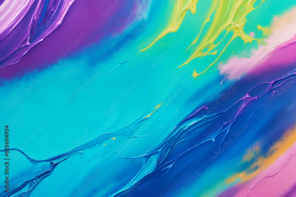 Splash of paint Colorful. Abstract background. Digital Art, 