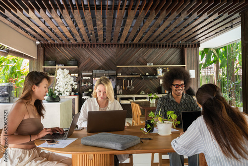 People Working Together At Co-working