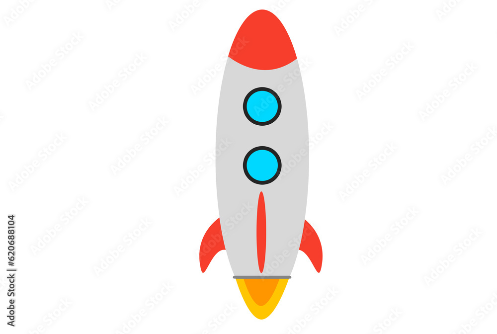 Space rocket art spacecraft illustration cosmos ship artwork