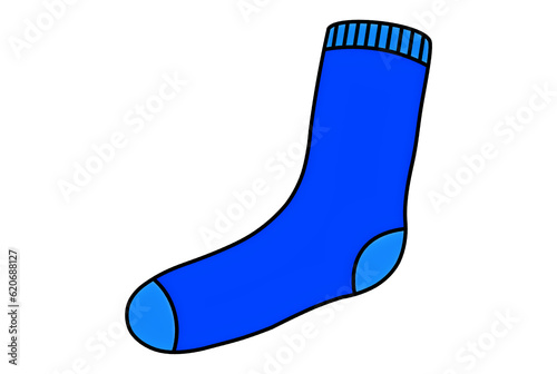 Blue sport sock colorful clothing fashion goods