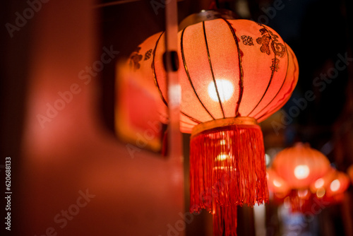 Chinatown lantern hanging photo