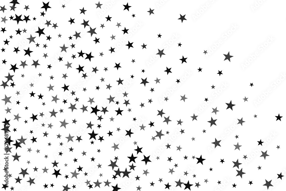 Star confetti. Silver casual confetti background. Bright design pattern. Star confetti. Silver casual confetti background. Bright design pattern.