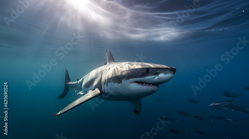 shark in the sea © Eduardo