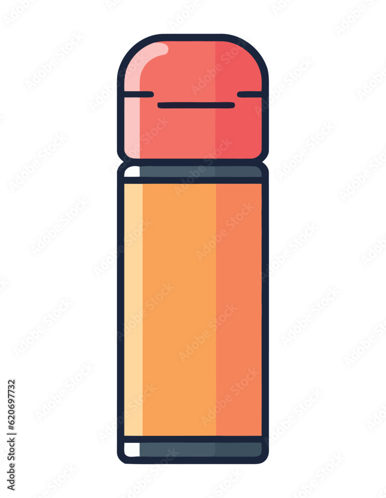 Flat vector symbol of a medicine bottle Flat vector symbol of a medicine bottle