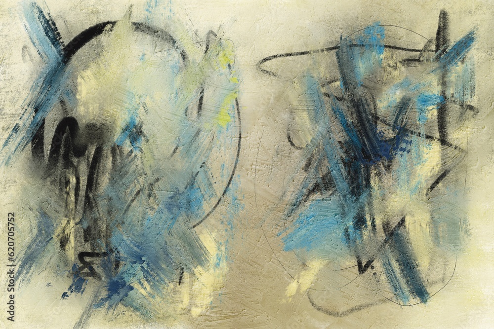 © nomad studio/Stocksy - abstract painting for decoration
