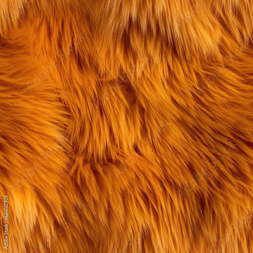 furry animal's coat with a repeating texture pattern, AI