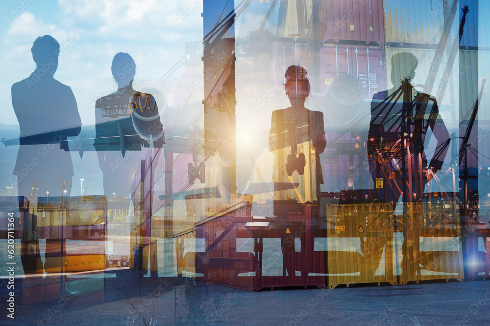 © alphaspirit - Cargo container at the port ready to travel