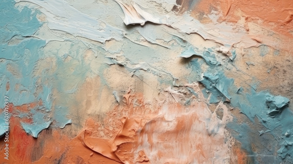 Fototapeta premium Abstract Minimal Oil Painting, ai