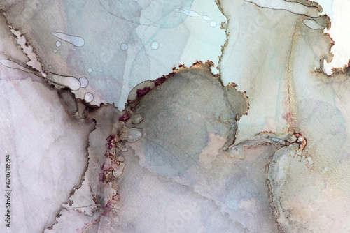 A detail from an alcohol ink painting.
