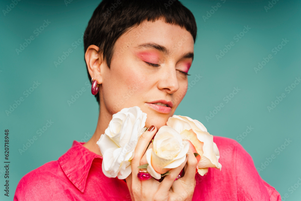 Colourful And Stylish Beauty Portrait Colourful And Stylish Beauty Portrait