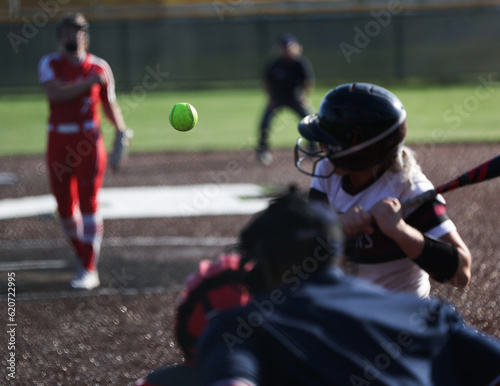 girls fast-pitch softball