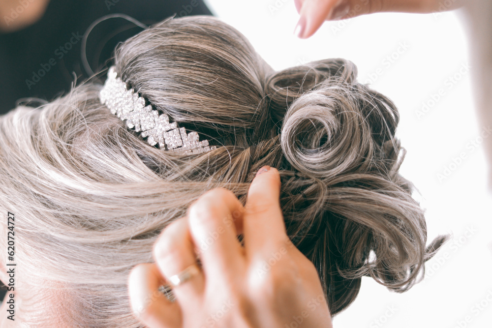 Obraz premium Penteado de noiva