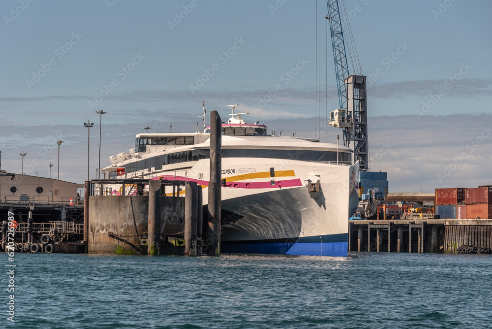 St Peter Port, Guernsey, Channel Islands. 11 June 2023. Condor