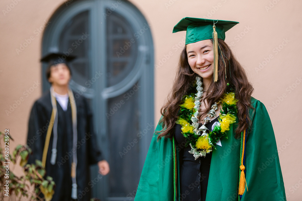 High school students, graduation day High school students, graduation day